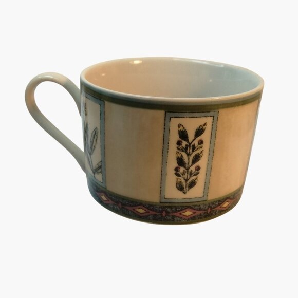 Winslow Manor Stoneware Mug Teacup Botanical Floral International Interior lot 2 - Picture 5 of 13